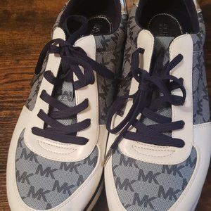 Michael Kors Blue and White shoes